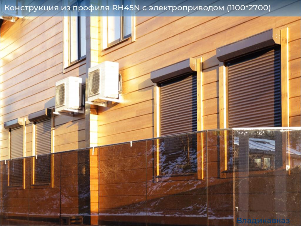 Конструкция из профиля RH45N с электроприводом (1100*2700), vladikavkaz.doorhan.ru
