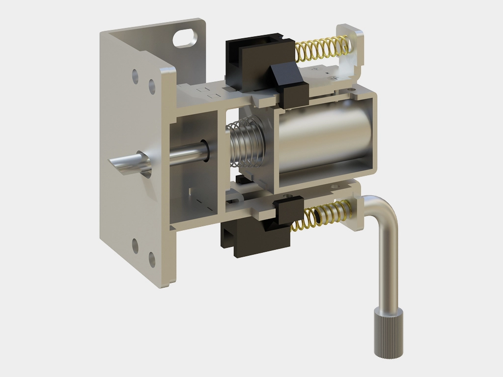 Ad-07sp — электромеханический замок для привода серии ad-sp, обеспечивает надeжную защиту от несанкционированного проникновения / * (арт. ad-07sptel) для привода серии ad-sp-telescope (ad-sp-телескопический).